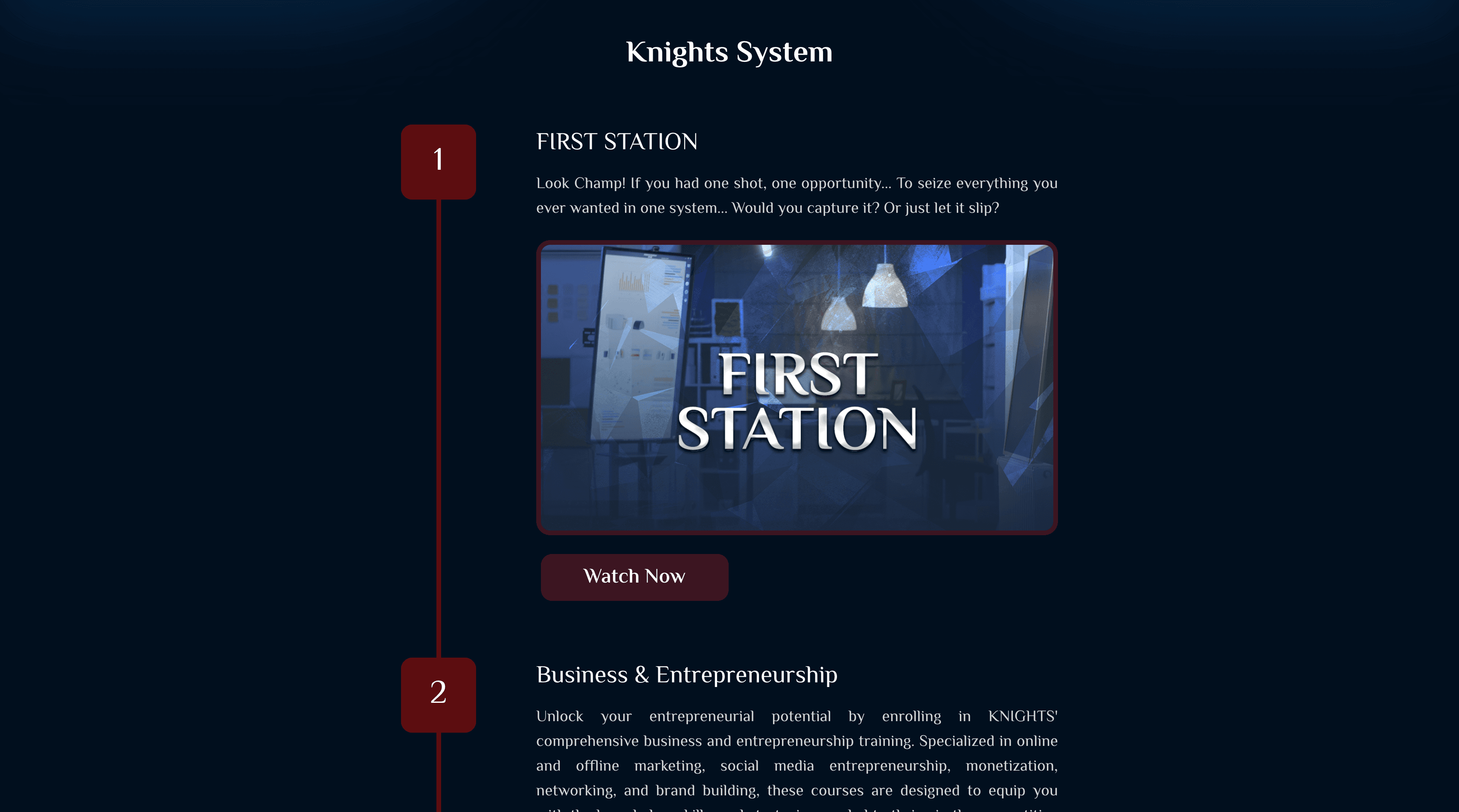 GC Knights Platform